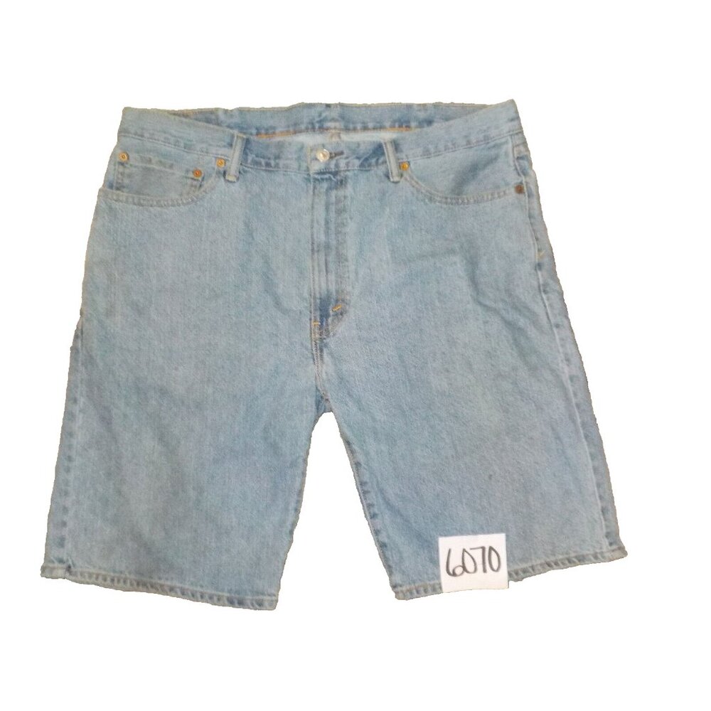 Levi's 505 Men's Straight Light Blue Denim Jean Shorts Size 40